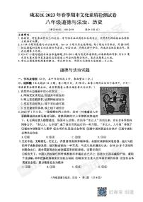 湖北省咸宁市咸安区2022-2023学年八年级下学期期末综合道德与法治试题