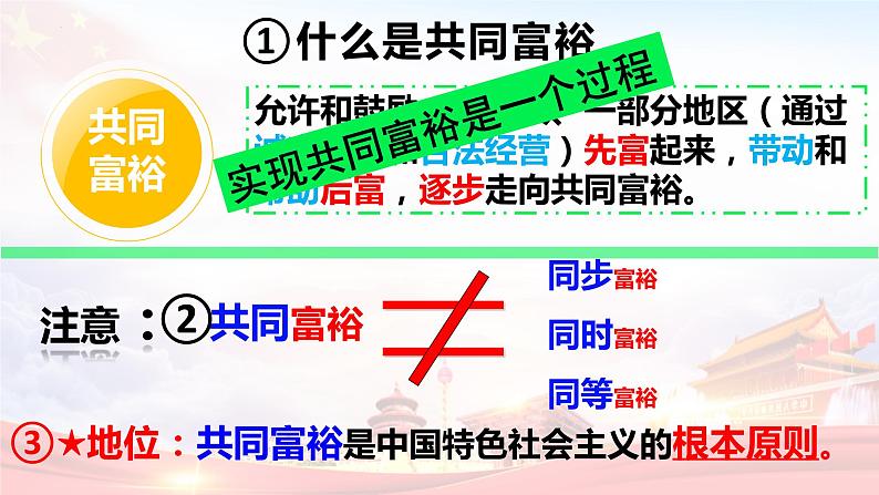 1.2+走向共同富裕+课件-2022-2023学年部编版道德与法治九年级上册第7页