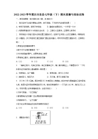 2022-2023学年重庆市忠县七年级（下）期末道德与法治试卷（含解析）