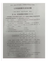 山东省聊城市莘县 2022-2023学年七年级下学期期末学业水平检测道德与法治试题