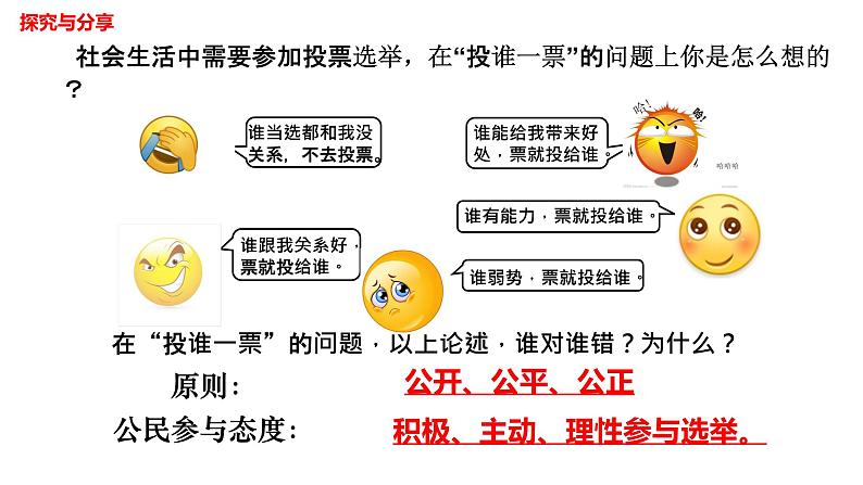 3.2 参与民主生活+课件-2022-2023学年部编版道德与法治九年级上册08