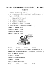 2022-2023学年陕西省榆林市定边七中七年级（下）期末道德与法治试卷（含解析）