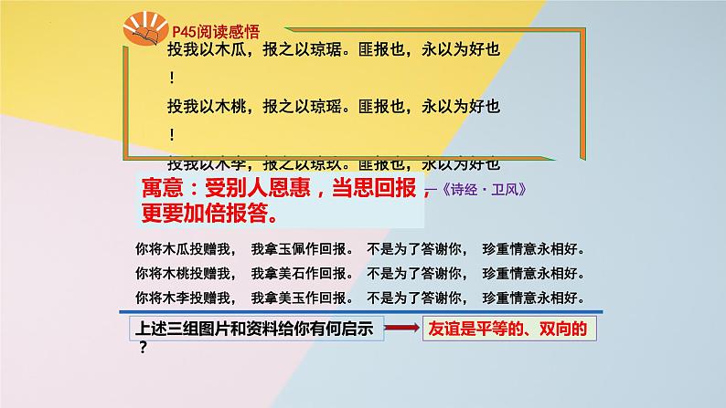 4.2 深深浅浅话友谊 课件-2022-2023学年部编版道德与法治七年级上册第5页