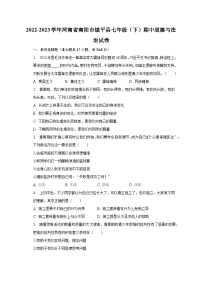 2022-2023学年河南省南阳市镇平县七年级（下）期中道德与法治试卷（含解析）