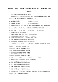 2022-2023学年广东省佛山市禅城区七年级（下）期末道德与法治试卷（含解析）