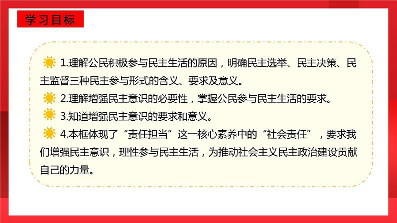 人教部编版道德与法治九年级上册3.2 《参与民主生活》 课件03