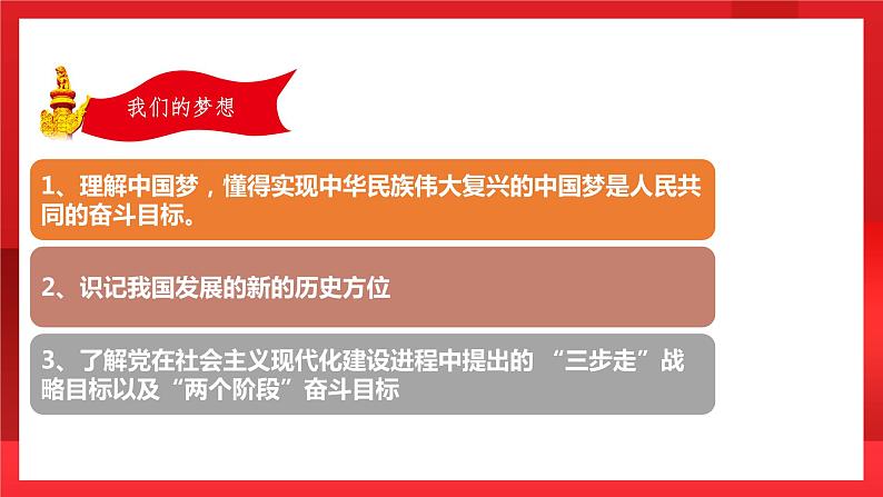 人教部编版道德与法治九年级上册8.1 《我们的梦想》课件06