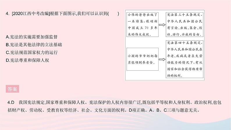 2023八年级道德与法治下册第一单元坚持宪法至上单元综合检测作业课件新人教版第6页