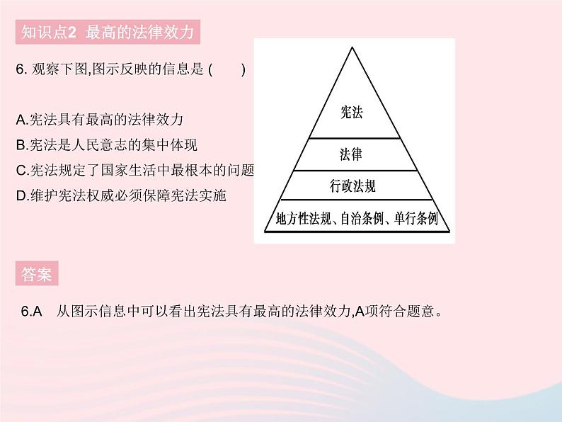 2023八年级道德与法治下册第一单元坚持宪法至上第二课保障宪法实施第一框坚持依宪治国作业课件新人教版07