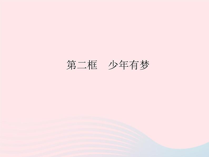 2023七年级道德与法治上册第一单元成长的节拍第一课中学时代第二框少年有梦作业课件新人教版01