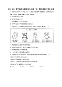 2022-2023学年北京市朝阳区八年级（下）期末道德与法治试卷（含解析）