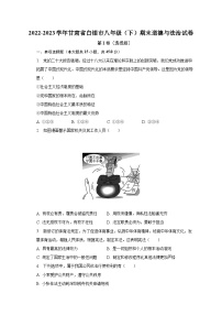 2022-2023学年甘肃省白银市八年级（下）期末道德与法治试卷（含解析）