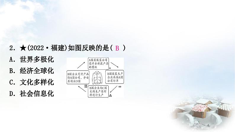 中考道德与法治复习九年级下册1第一单元我们共同的世界课件03