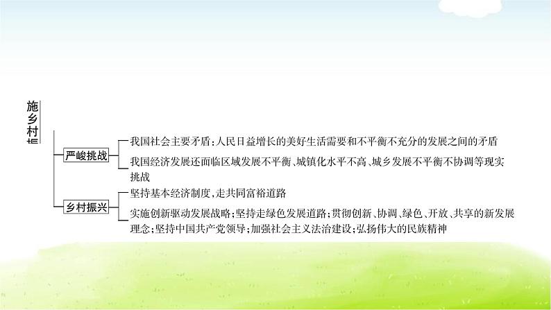 中考道德与法治复习2时事热点专题二实施乡村振兴走向共同富裕教学课件第3页