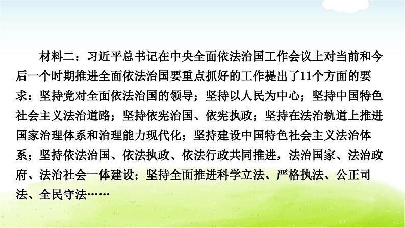 中考道德与法治复习5时事热点专题五维护法律权威建设法治中国教学课件第6页