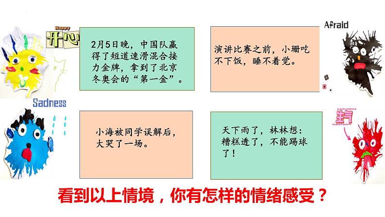 2022-2023学年部编版道德与法治七年级下册4.1 青春的情绪 课件第4页