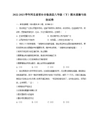 2022-2023学年河北省邢台市临西县八年级（下）期末道德与法治试卷（含解析）