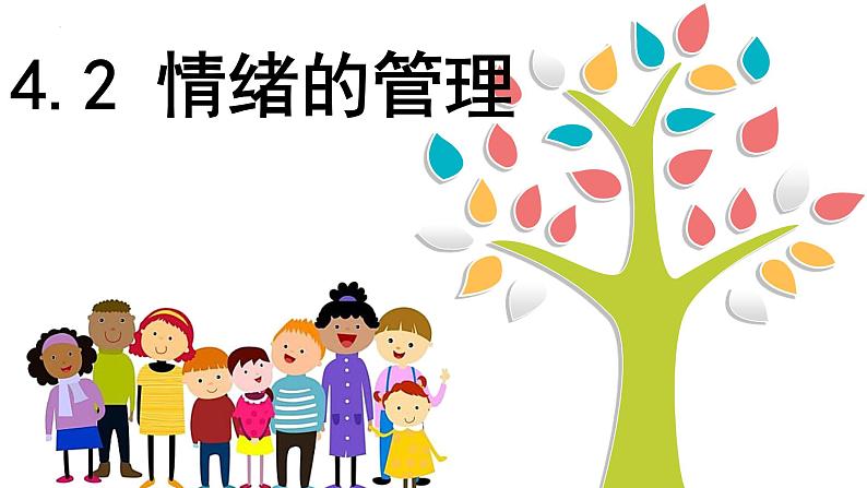 2022-2023学年部编版道德与法治七年级下册 4.2 情绪的管理 课件第1页