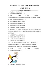 广东省清远市佛冈县水头镇度2022-2023学年七年级道德与法治下学期两校期末质量检测（含答案）