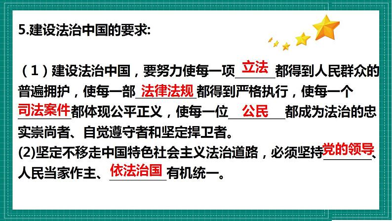 人教部编版道德与法治九年级上册第二单元《 民主与法治》（复习课件）第8页