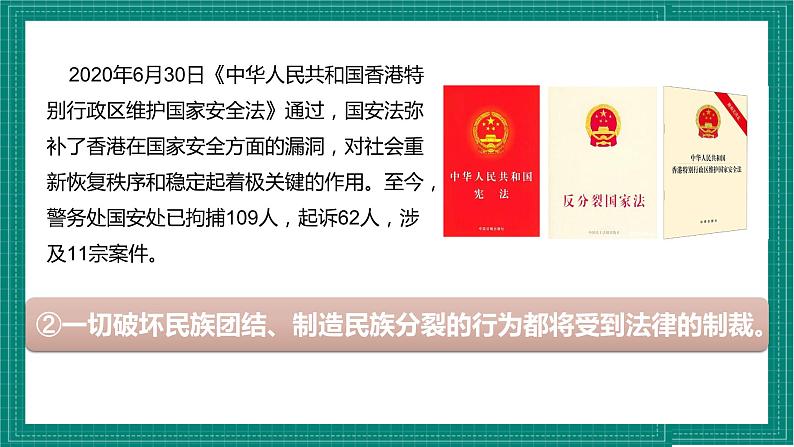 人教部编版道法九上 7.2  《维护祖国统一》 课件+教案+练习+学案+素材07