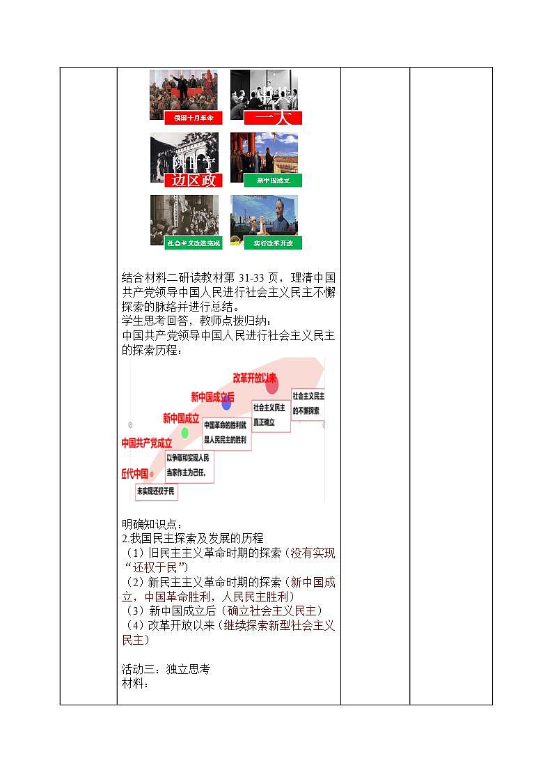 部编版道德与法治九上3.1《生活在新型民主国家》课件+教案03