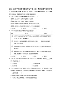 河南省濮阳市2022-2023学年七年级下学期期末道德与法治试卷（含答案）