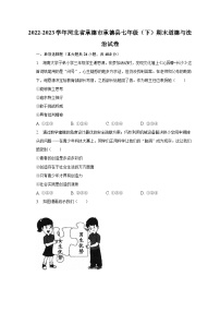 2022-2023学年河北省承德市承德县七年级（下）期末道德与法治试卷（含解析）