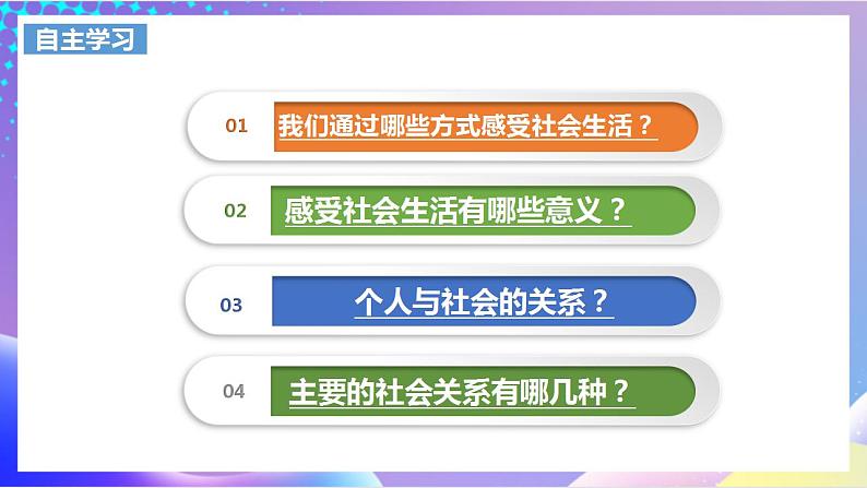 人教部编版八年级道德与法治上册 1.1《我与社会》 课件+同步教案+视频资料02