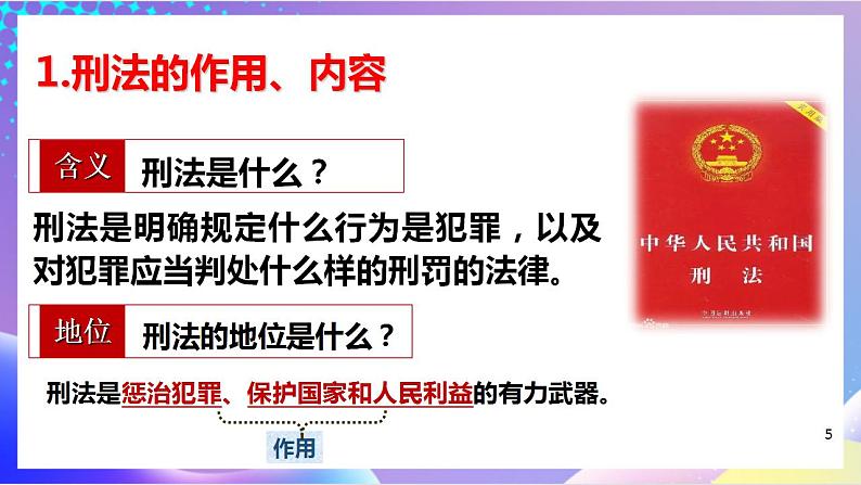 人教部编版八年级道德与法治上册 5.2《预防犯罪》 课件+同步教案+视频资料05