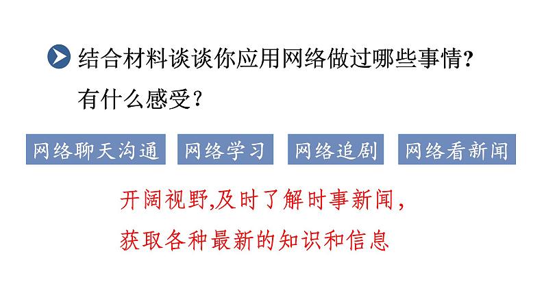 部编版八年级道德与法治上册课件 第1单元 第2课 第1框 网络改变世界04