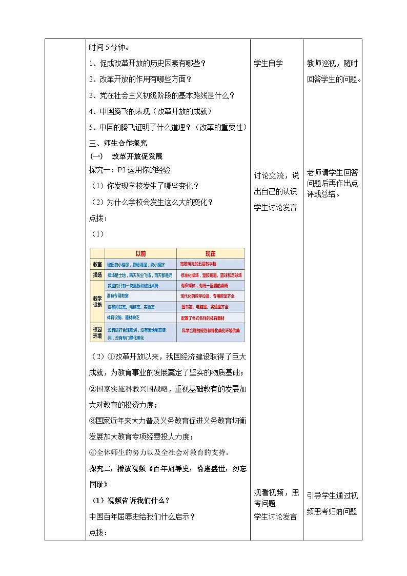 【核心素养】9.1.1《坚持改革开放》教案02