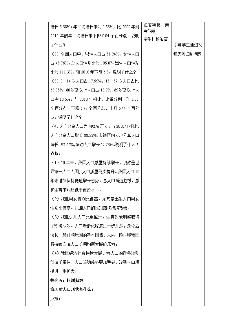 【核心素养】9.6.1《正视发展挑战》教案03