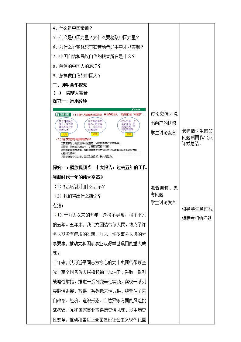 【核心素养】人教部编版道法九上 9.8.2《共圆中国梦》课件+教案+学案+练习+素材02