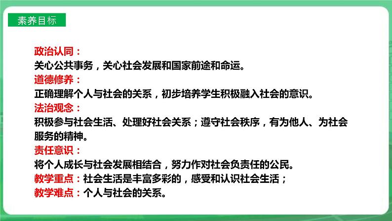 【核心素养】人教部编版道法八上 8.1.1《我与社会》课件+教案+学案+练习+素材04