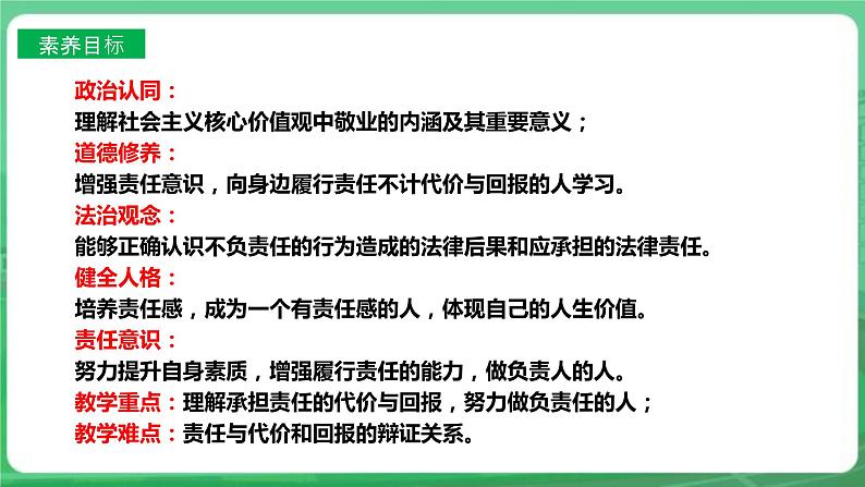 【核心素养】人教部编版道法八上 8.6.2《做负责任的人》课件+教案+学案+练习+素材03