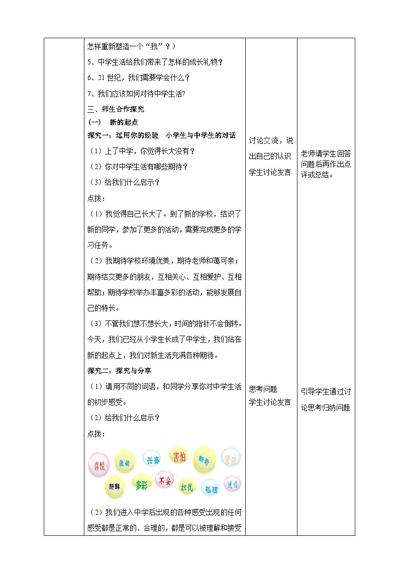 【核心素养】人教部编版道法七上 7.1.1《中学序曲》课件+教案+学案+练习+素材02