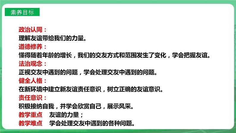 【核心素养】人教部编版道法七上 7.4.1《和朋友在一起》课件+教案+学案+练习+素材03