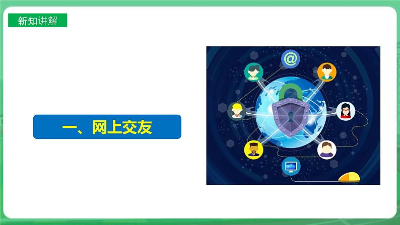 【核心素养】人教部编版道法七上 7.5.2《网上交友新时空》课件+教案+学案+练习+素材05