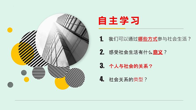 2023-2024学年部编版道德与法治八年级上册 1.1 我与社会 课件05