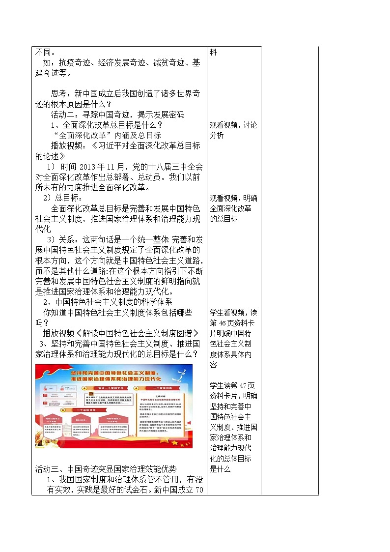 习近平新时代中国特色社会主义思想初中学生读本 4.2 中国之制与中国之治  教案02