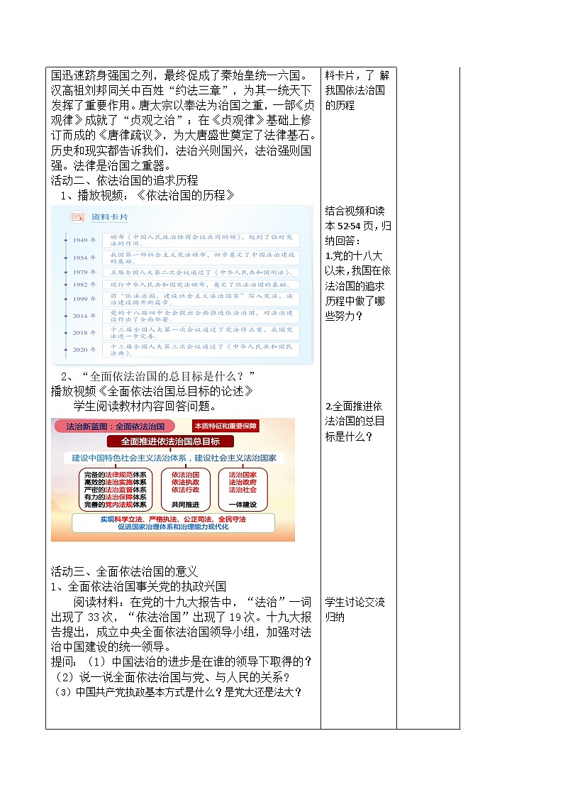 习近平新时代中国特色社会主义思想初中学生读本 5.1 奉法者强则国强  教案02