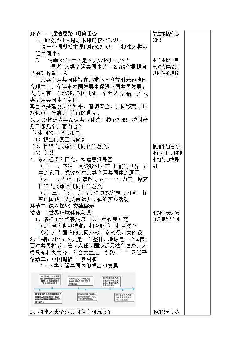 习近平新时代中国特色社会主义思想初中学生读本 7.1 人类生活在同一个地球村  课件+教案+素材02
