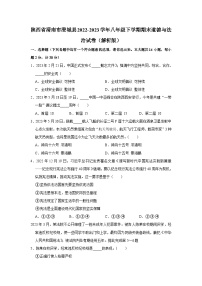 陕西省渭南市澄城县2022-2023学年八年级下学期期末道德与法治试卷（含答案）