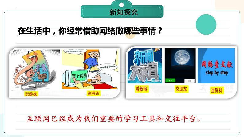 部编版道德与法治八年级上册 2.2 合理利用网络 同步课件第6页