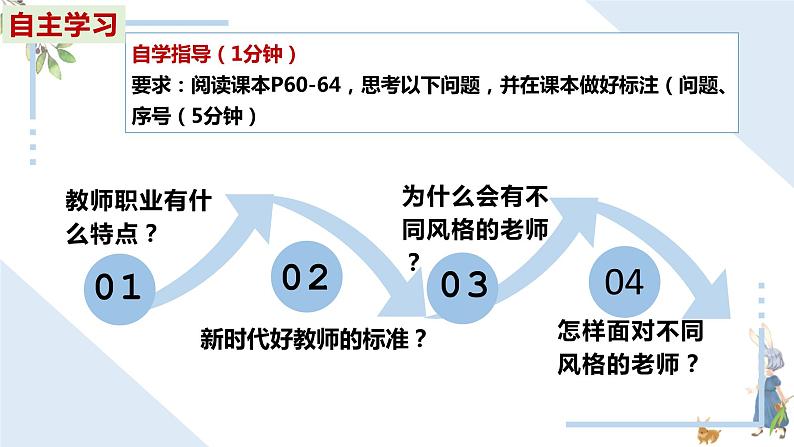 2023-2024学年部编版道德与法治七年级上册 6.1 走近老师 课件03