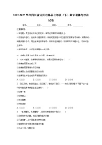 2022-2023学年四川省达州市渠县七年级（下）期末道德与法治试卷（含解析）