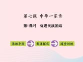 第四单元和谐与梦想第七课中华一家亲第1框促进民族团结课件（部编版）