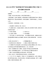 广东省河源市和平县东水镇部分学校+2022-2023学年八年级下学期期末道德与法治试卷