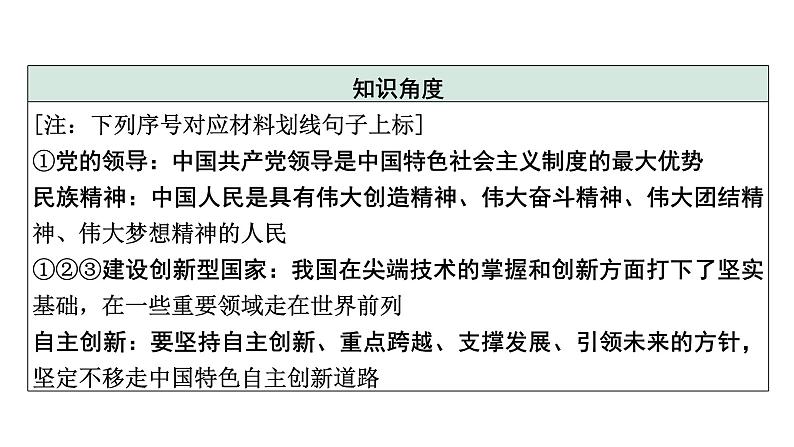 中考道德与法治二轮专题复习：《创新驱动发展  科技引领未来》课件第4页